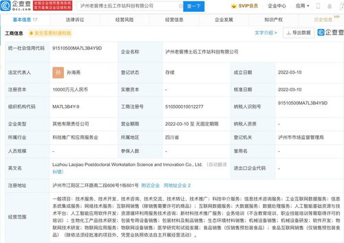 瀘州老窖成立博士后科創(chuàng)公司，億元資本瞄準(zhǔn)AI軟件新賽道